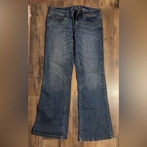 American Eagle Outfitters Dark Blue Flare Jeans